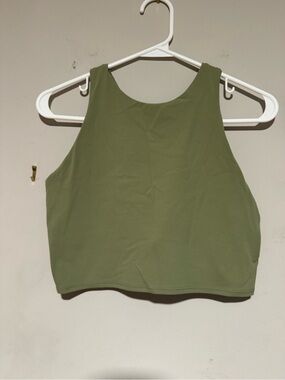 Athleta Olive Green Cropped Tank